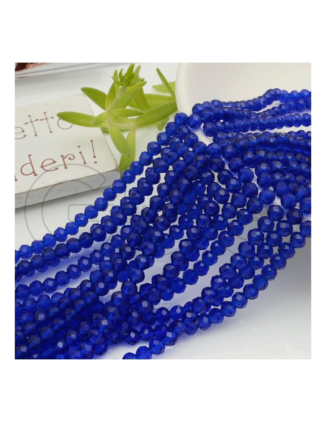 Base per bracciale elastico con mezzi cristalli - Colori Mix Componenti per  la creazione di bigiotteria 