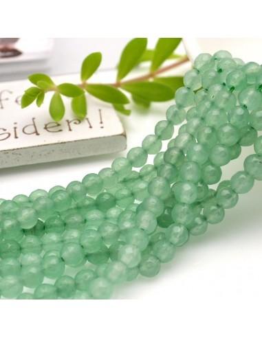Pietre dure per gioielli: agata 4 mm verde chiaro